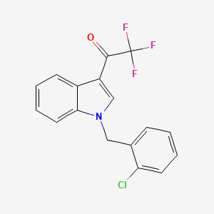 1-[1-(2-chlorobenzyl)-1H-indol-3-yl]-2,2,2-trifluoroethanone