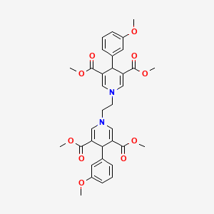 Tetramethyl 1,1'-ethane-1,2-diylbis[4-(3-methoxyphenyl)-1,4-dihydropyridine-3,5-dicarboxylate]