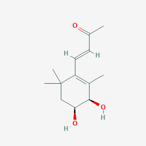 molecular formula C13H20O3 B1160357 cis-3,4-Dihydroxy-beta-ionone CAS No. 875666-39-0