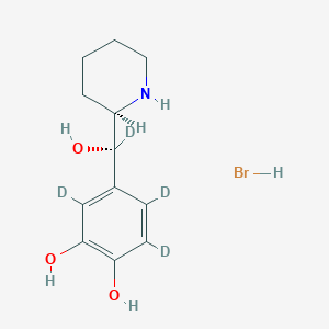 molecular formula C₁₂H₁₄D₄BrNO₃ B1160375 Rimiterol-d4 Hydrobromide 