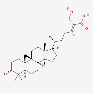 molecular formula C30H46O4 B1160440 27-羟基芒果酸 CAS No. 5132-66-1