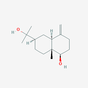 molecular formula C15H26O2 B1160447 1beta-Hydroxy-beta-eudesmol CAS No. 83217-89-4