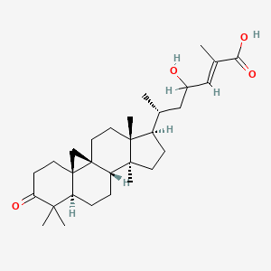 molecular formula C30H46O4 B1160450 23-羟基芒果酸 CAS No. 232266-08-9