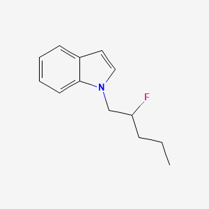 molecular formula C13H16FN B1160451 2-Fluoropentylindole 