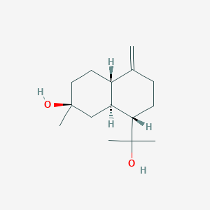 molecular formula C15H26O2 B1160453 10(14)-Cadinene-4,11-diol CAS No. 658062-23-8