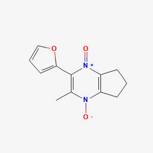 2-Furan-2-yl-3-methyl-6,7-dihydro-5H-cyclopentapyrazine 1,4-dioxide