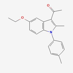 1-[5-ethoxy-2-methyl-1-(4-methylphenyl)-1H-indol-3-yl]ethanone