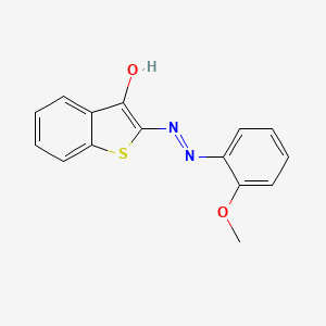 2-[(E)-(2-methoxyphenyl)diazenyl]-1-benzothiophene-3-ol