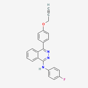 N-(4-fluorophenyl)-4-[4-(prop-2-yn-1-yloxy)phenyl]phthalazin-1-amine