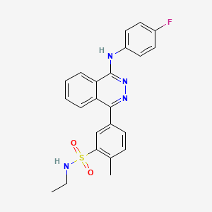 N-ethyl-5-{4-[(4-fluorophenyl)amino]phthalazin-1-yl}-2-methylbenzenesulfonamide