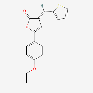 5-(4-Ethoxyphenyl)-3-(thiophen-2-ylmethylene)furan-2(3H)-one