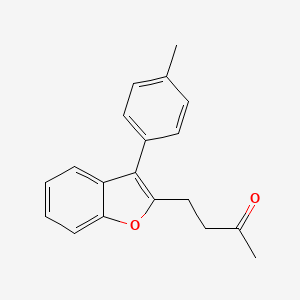 4-[3-(4-Methylphenyl)-1-benzofuran-2-yl]butan-2-one