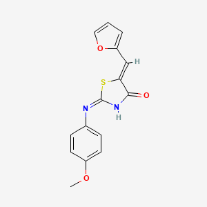 5-[1-Furan-2-yl-meth-(Z)-ylidene]-2-(4-methoxy-phenylamino)-thiazol-4-one