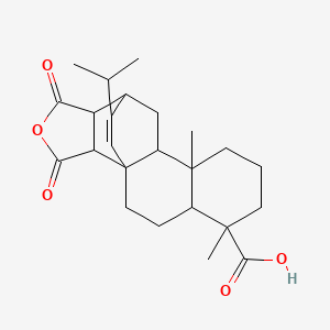 17,19-Dinoratis-15-ene-4,13,14-tricarboxylic acid, 16-(1-methylethyl)-, cyclic 13,14-anhydride, (4alpha,8alpha,12alpha,13R,14R)-