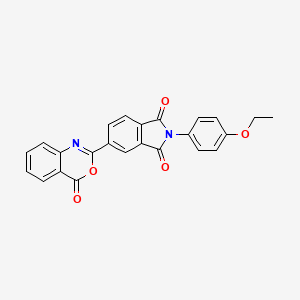 2-(4-ethoxyphenyl)-5-(4-oxo-4H-3,1-benzoxazin-2-yl)-1H-isoindole-1,3(2H)-dione