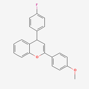 4-(4-fluorophenyl)-2-(4-methoxyphenyl)-4H-chromene