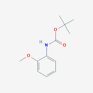 molecular formula C12H17NO3 B116061 叔丁基 N-(2-甲氧基苯基)氨基甲酸酯 CAS No. 154150-18-2
