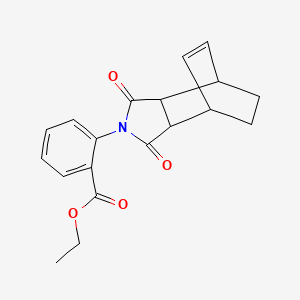 ethyl 2-(1,3-dioxo-1,3,3a,4,7,7a-hexahydro-2H-4,7-ethanoisoindol-2-yl)benzoate