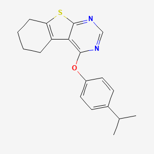 4-(4-Isopropylphenoxy)-5,6,7,8-tetrahydro[1]benzothieno[2,3-d]pyrimidine