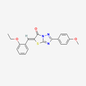 (5Z)-5-(2-ethoxybenzylidene)-2-(4-methoxyphenyl)[1,3]thiazolo[3,2-b][1,2,4]triazol-6(5H)-one