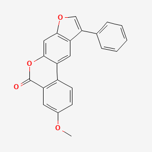 3-methoxy-10-phenyl-5H-benzo[c]furo[3,2-g]chromen-5-one