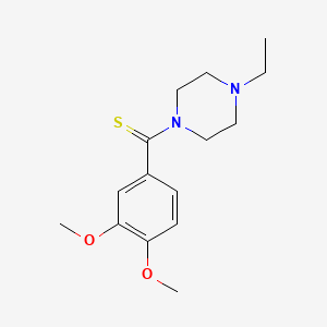 (3,4-Dimethoxyphenyl)(4-ethylpiperazin-1-yl)methanethione