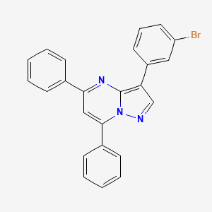 3-(3-Bromophenyl)-5,7-diphenylpyrazolo[1,5-a]pyrimidine