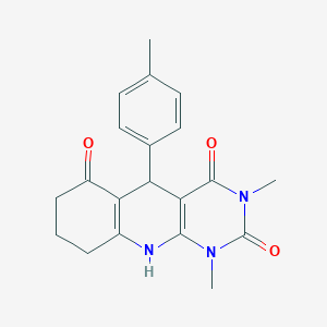 1,3-dimethyl-5-(4-methylphenyl)-5,8,9,10-tetrahydropyrimido[4,5-b]quinoline-2,4,6(1H,3H,7H)-trione