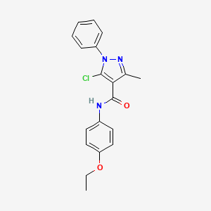 5-chloro-N-(4-ethoxyphenyl)-3-methyl-1-phenyl-1H-pyrazole-4-carboxamide