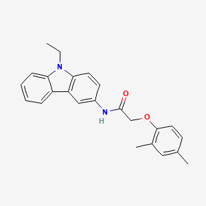 2-(2,4-dimethylphenoxy)-N-(9-ethyl-9H-carbazol-3-yl)acetamide