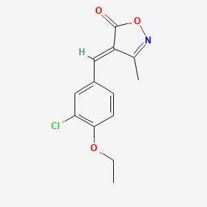 (4E)-4-(3-chloro-4-ethoxybenzylidene)-3-methyl-1,2-oxazol-5(4H)-one