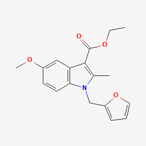 ethyl 1-(furan-2-ylmethyl)-5-methoxy-2-methyl-1H-indole-3-carboxylate