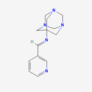 N-[(Z)-3-Pyridinylmethylene]-1,3,5-triazatricyclo[3.3.1.1~3,7~]decan-7-amine