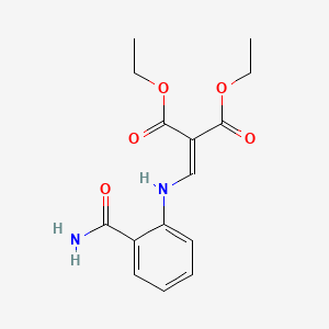 Diethyl {[(2-carbamoylphenyl)amino]methylidene}propanedioate