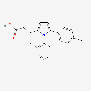 3-[1-(2,4-dimethylphenyl)-5-(4-methylphenyl)pyrrol-2-yl]propanoic Acid