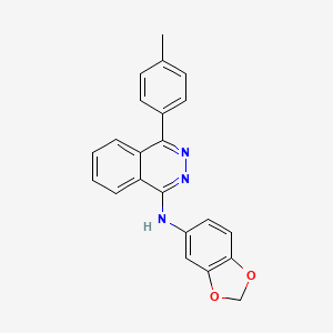 N-(1,3-benzodioxol-5-yl)-4-(4-methylphenyl)phthalazin-1-amine