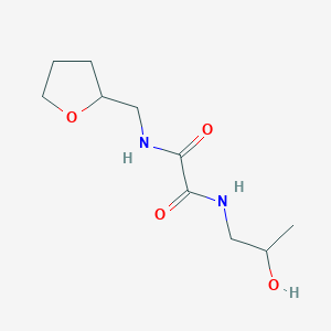 N-(2-hydroxypropyl)-N'-(tetrahydrofuran-2-ylmethyl)ethanediamide