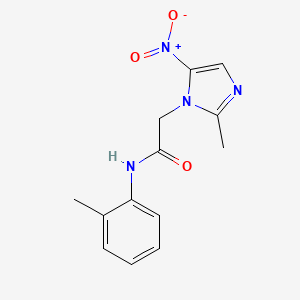 2-(2-Methyl-5-nitro-imidazol-1-yl)-N-o-tolyl-acetamide