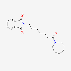 2-[7-(azepan-1-yl)-7-oxoheptyl]-1H-isoindole-1,3(2H)-dione