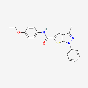 N-(4-ethoxyphenyl)-3-methyl-1-phenyl-1H-thieno[2,3-c]pyrazole-5-carboxamide