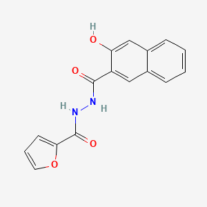 N'-[(3-hydroxynaphthalen-2-yl)carbonyl]furan-2-carbohydrazide