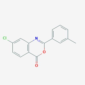 7-chloro-2-(3-methylphenyl)-4H-3,1-benzoxazin-4-one