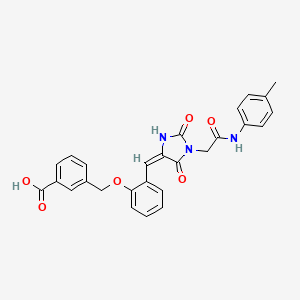 molecular formula C27H23N3O6 B11609004 WRN inhibitor 7 