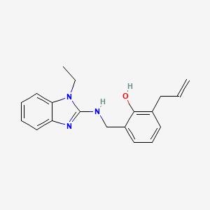 2-Allyl-6-[(1-ethyl-1H-benzoimidazol-2-ylamino)-methyl]-phenol