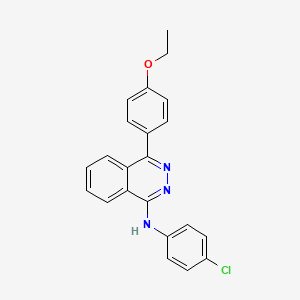 N-(4-chlorophenyl)-4-(4-ethoxyphenyl)phthalazin-1-amine