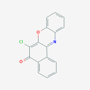 molecular formula C16H8ClNO2 B11609458 6-Chlorobenzo[a]phenoxazin-5-one CAS No. 73397-07-6