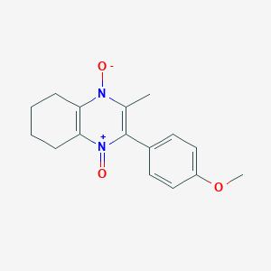 2-(4-Methoxyphenyl)-3-methyl-5,6,7,8-tetrahydroquinoxaline 1,4-dioxide