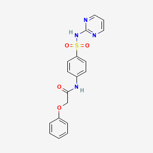 2-phenoxy-N-[4-(pyrimidin-2-ylsulfamoyl)phenyl]acetamide