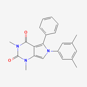 6-(3,5-dimethylphenyl)-1,3-dimethyl-5-phenyl-1H-pyrrolo[3,4-d]pyrimidine-2,4(3H,6H)-dione