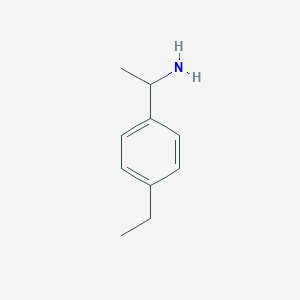 molecular formula C10H15N B116099 1-(4-Ethylphenyl)ethanamine CAS No. 147116-33-4